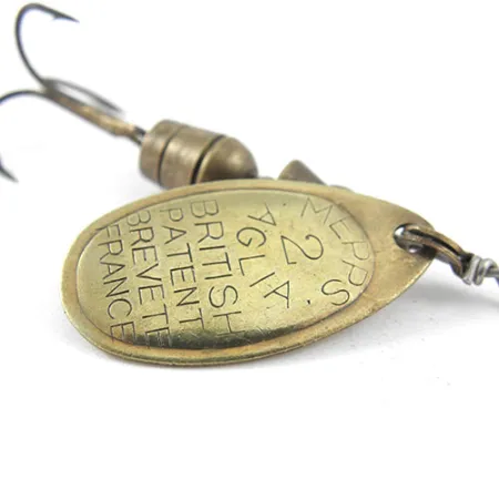 Mepps Aglia 2 Lippauistin, Messinki, 4,5g, Vintage, #1154