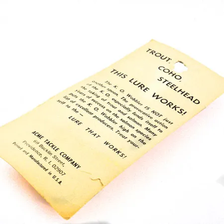 Acme K.O. Wobbler Lusikka, Oranssi, 14g, Sonic Flipper, #1159