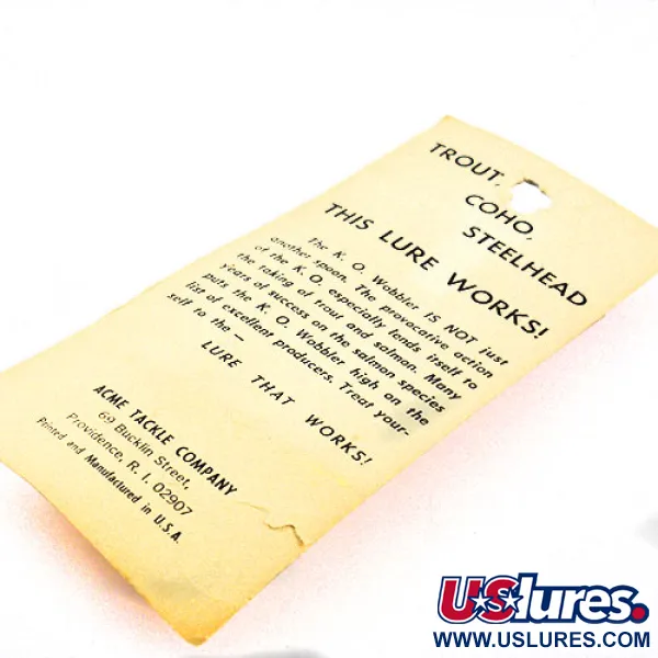 Acme K.O. Wobbler Lusikka, Oranssi, 14g, Sonic Flipper, #1159