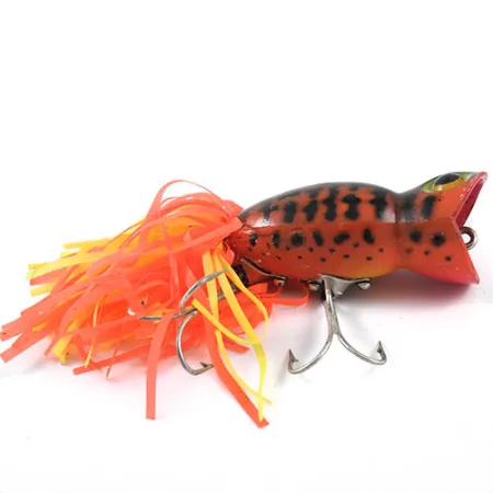 Fred Arbogast Hula Popper Popper, Tiger, 14g, Kumihapsut, #1189