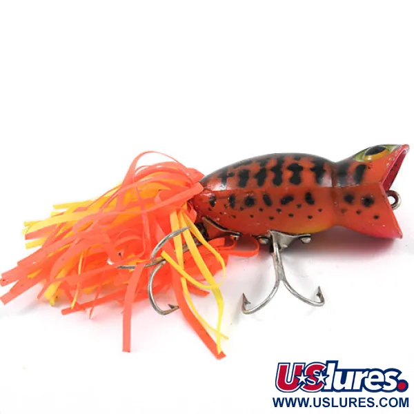 Fred Arbogast Hula Popper Popper, Tiger, 14g, Kumihapsut, #1189