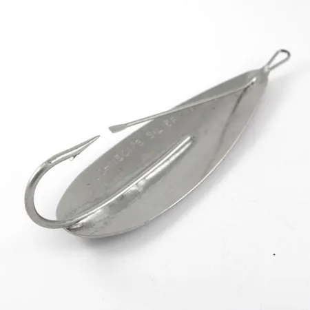 Johnson Silver Minnow Ruohikkolusikka, Nickel / Wounded Fry, 28g, #1196