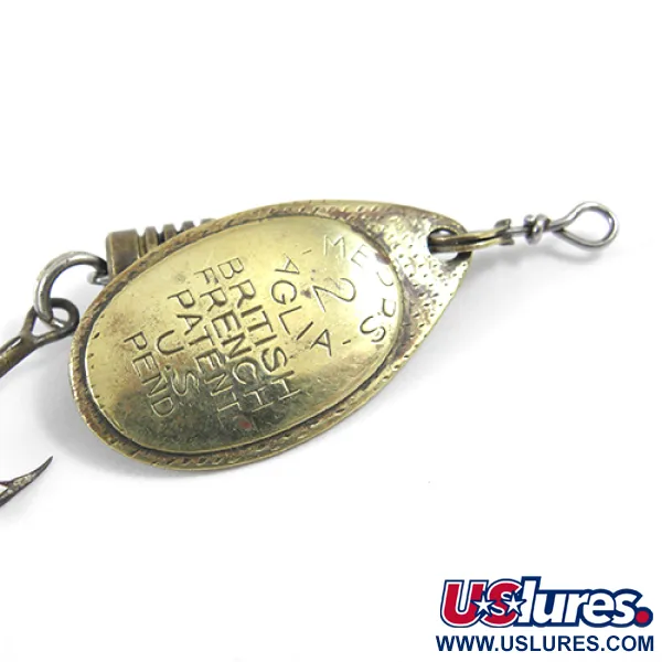 Mepps Aglia 2 Lippa, Messinki, 4,5g, Vintage-malli, #1255