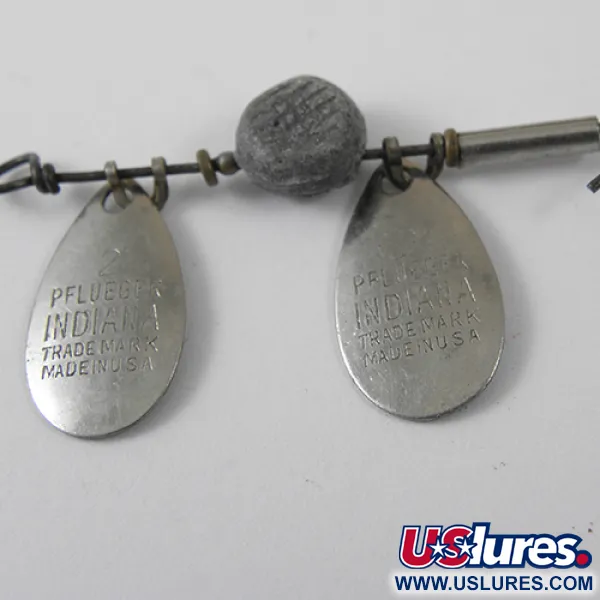 Pflueger Indiana -lippa, Nikkeli, 6g, Curly Tail, #1276