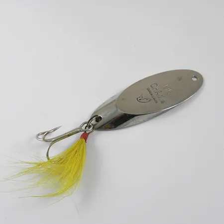 Weber Mr Champ Lusikka, Nikkeli/Keltainen pyrstö, 35g, Höyhenet, #1278