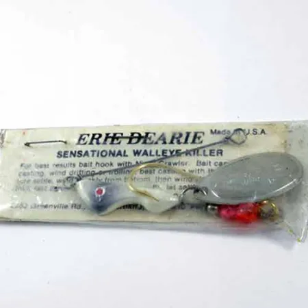 Erie Dearie Walleye Killer Painopäälippa, Nikkeli, 9g, USA, #1360
