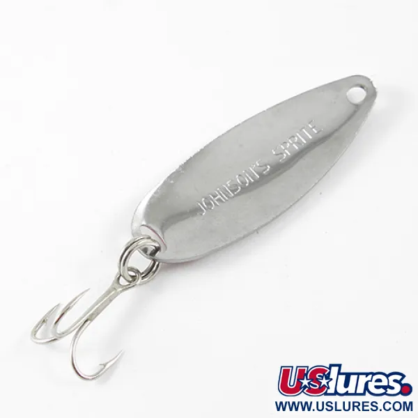 Johnson Sprite Lusikka, Nikkeli / Punainen, 7g, Vintage, #1425