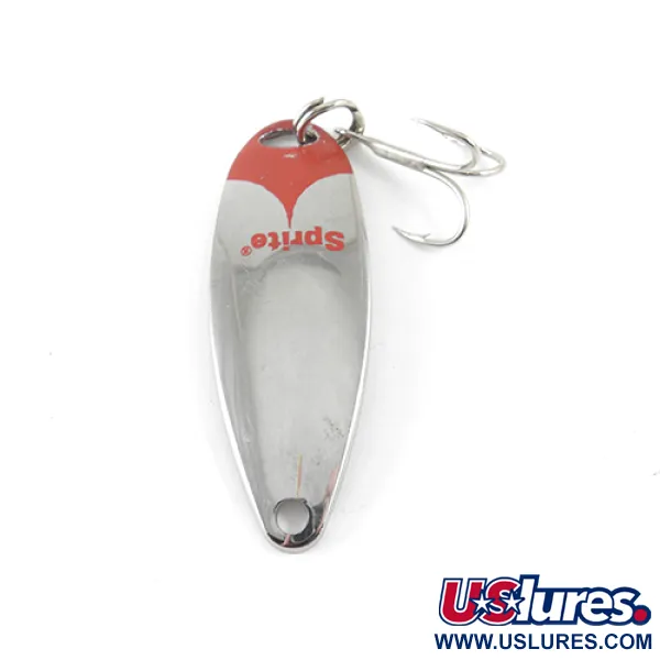 Johnson Sprite Lusikka, Nikkeli / Punainen, 7g, Vintage, #1425