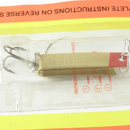 Luhr Jensen Super Duper 502 Lusikka, Kulta/Punainen, 2,5g, U-malli, #1457