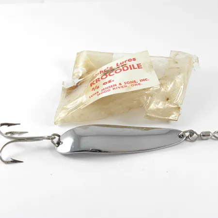 Luhr Jensen Krocodile Lusikka, Kromi, 21g, Pitkäheittoinen, #1515