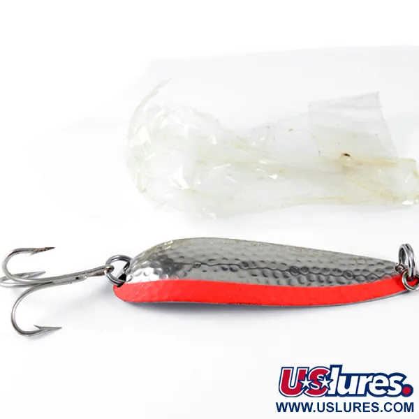 Luhr Jensen Krocodile Lusikka, Nikkeli/Oranssi, 28g, Vasaroitu, #1531