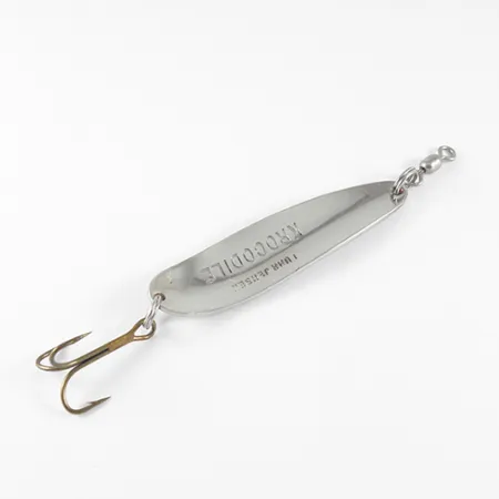 Luhr Jensen Krocodile Lusikka, Vasaroitu Nikkeli / Punainen, 14g, #1537