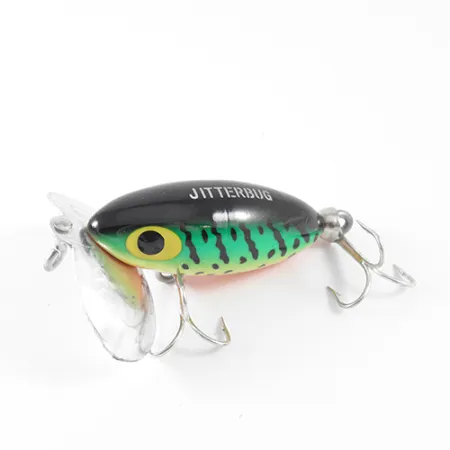 Fred Arbogast Jitterbug Pintaviehe, Fire Tiger, 7g, Metalli, #1570