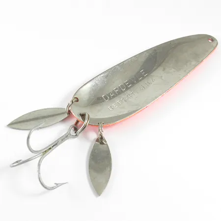 Eppinger Dardevle Klicker Lusikka, Oranssi/Nikkeli, 28g, Kaksoislipat, #1599