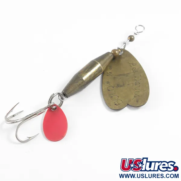 Luhr Jensen Les Davis Bolo Lippa, Messinki / Oranssi, 10g, #1608