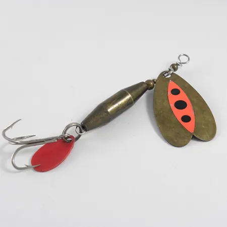 Luhr Jensen Les Davis Bolo Lippa, Messinki / Oranssi, 10g, #1608