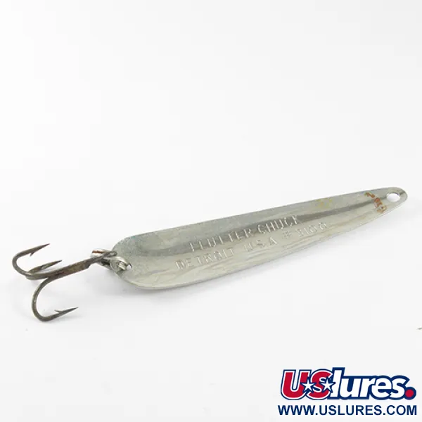 Dardevle Flutter-Chuck Lusikka, Nikkeli / Vihreä, 8g, Uistelu, #1625