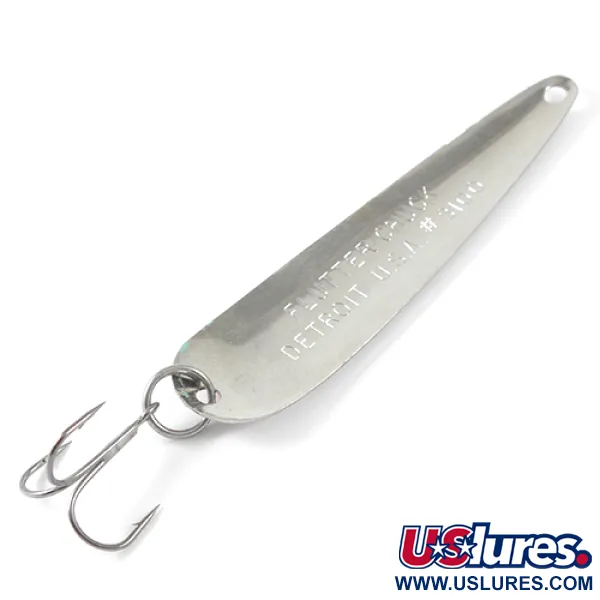 Dardevle Flutter-Chuck Vetolusikka, Nikkeli/Punainen, 8g, #1665