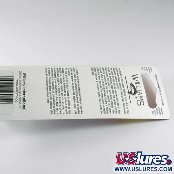 Williams Wabler W60 Lusikkauistin, Violetti/Hopea, 21g, Hopeoitu, #1736