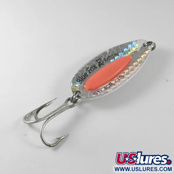 Blue Fox Rattlin Pixee Lusikka, Rainbow Nickel/Orange, 25g, #1738