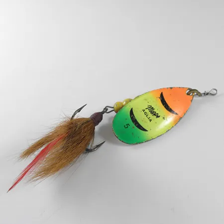 Mepps Aglia 5 Dressed Lippa, Fire Tiger, 14g, Karvakoukku, #1753