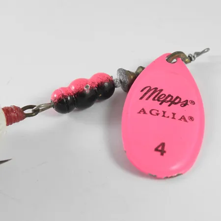 Mepps Aglia 4 dressed Lippa, Fluorescent Pink, 10g, Karvakoukku, #1755