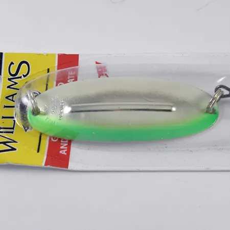 Williams Wabler W50 Glow Lusikka, Hopea/Vihreä, 14g, Hohtava, #1766