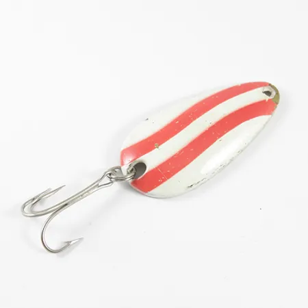 Balo 3 Lusikkauistin, Valkoinen/Punainen/Messinki, 14g, Vintage, #1769