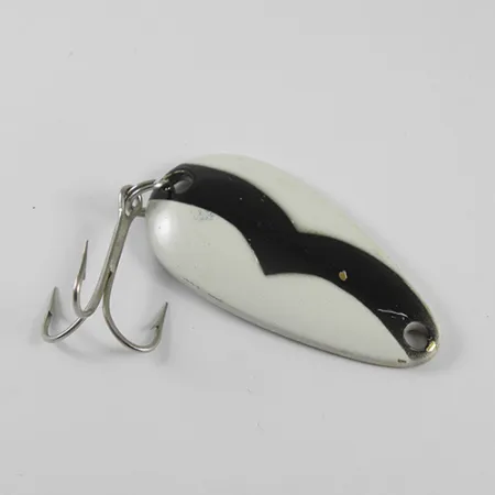 Balo 3 Lusikka, Musta / Valkoinen / Messinki, 14g, Aaltokuvio, #1771