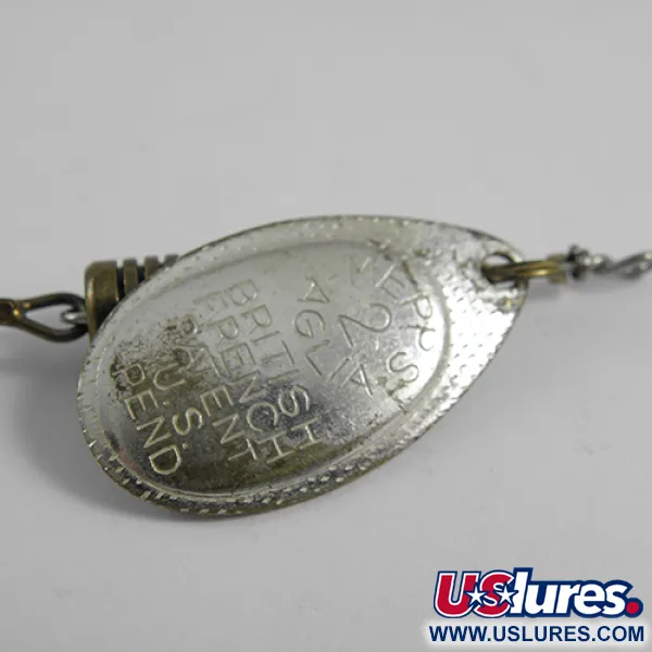 Mepps Aglia 2 Lippa, Hopea, 4.5g, Klassinen Lehti, #1777