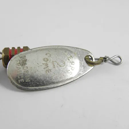 Mepps Comet 2 Lippauistin, Hopea, 4.3g, Vaihtokoukku, #1779