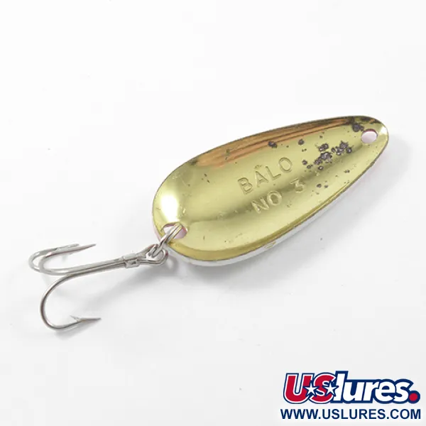 Balo 3 Lusikkauistin, Puna/Valko/Messinki, 14g, Messinkirunko, #1798