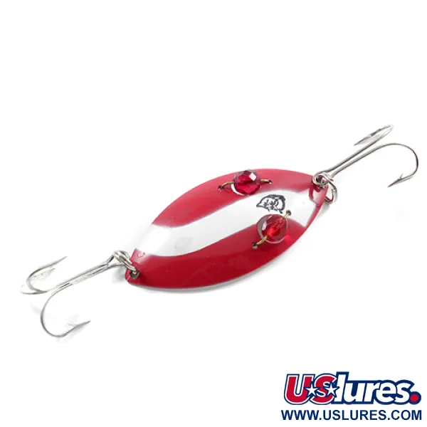 Eppinger Red Eye Wiggler Lusikka, Puna/Valko/Nikkeli, 25g, #1799