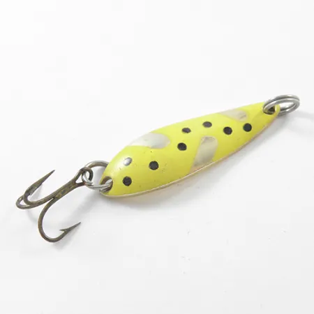 Acme Fiord Spoon Jr Lusikka, Keltainen/Kulta, 3.4g, Vintage-uistin, #1821