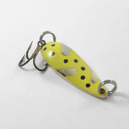 Acme Fiord Spoon Jr Lusikka, Keltainen/Kulta, 3.4g, Vintage-uistin, #1821