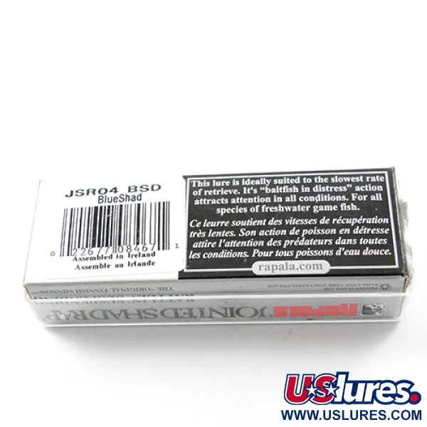 Rapala Jointed Shad Rap Rattlin 40, Vaaleansininen, 5g, Nivelrunko, #1832