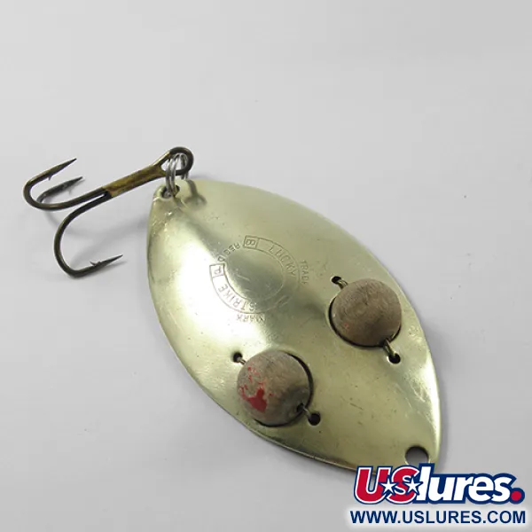 Lucky Strike Gold Red Flash Lusikka, Messinki, 21g, Puusilmät, #1840