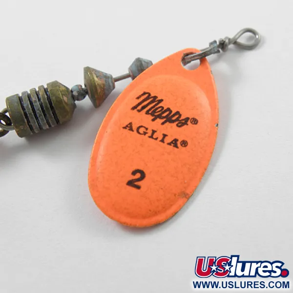 Mepps Aglia 2 Lippa, Fluorescent Orange, 4.5g, Iskupiste, #1842