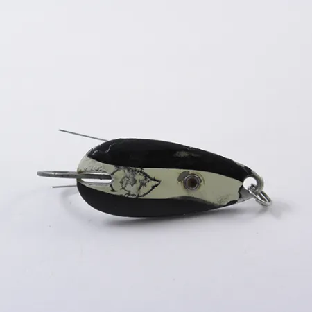 Eppinger Weedless Dardevle Midget Lusikka, Musta/Valko/Nikkeli, 6g, #1867