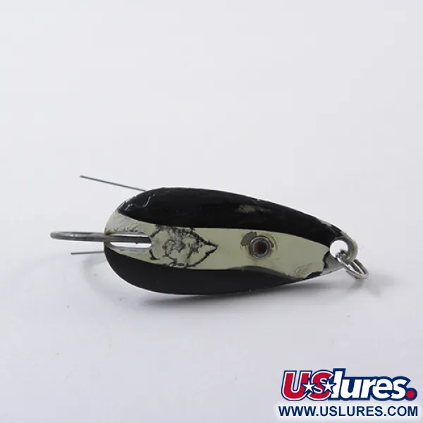 Eppinger Weedless Dardevle Midget Lusikka, Musta/Valko/Nikkeli, 6g, #1867