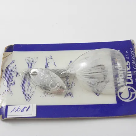 Worden’s Original Rooster Tail Lippa, Nikkeli / Valkoinen, 1,77g, #1871