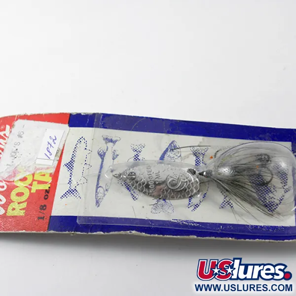 Yakima Bait Rooster Tail Lippa, Nikkeli/Musta/Valkoinen, 3.54g, #1872