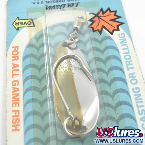 Les Davis Canadian Wonder Lusikkauistin, Nikkeli/Kulta, 7g, 50/50, #1884