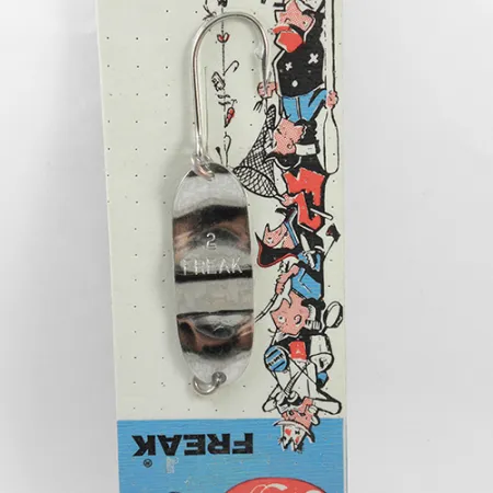 Shoff's Freak Lusikkauistin, Hopea, 12g, Kuvioitu Lusikka, #1885