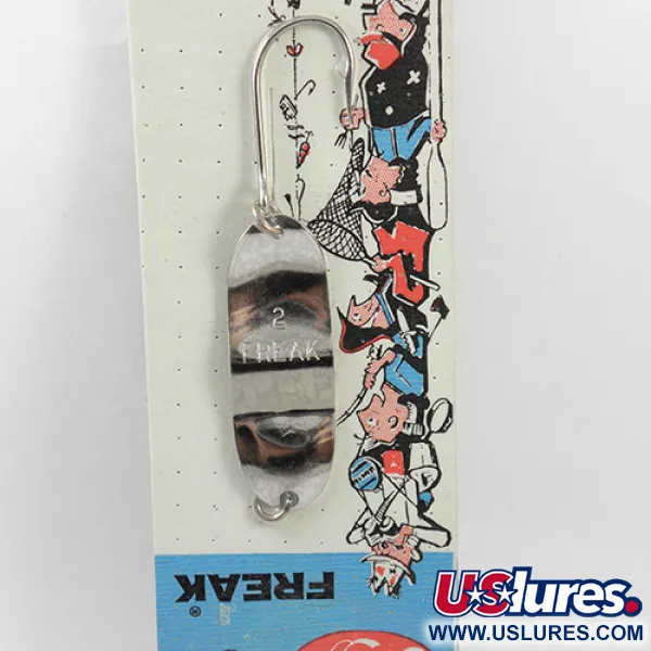 Shoff's Freak Lusikkauistin, Hopea, 12g, Kuvioitu Lusikka, #1885