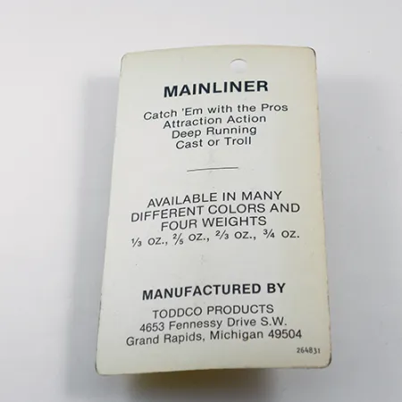 TODDCO Mainliner Lusikka, Glow, 11g, Syvänne, #1892