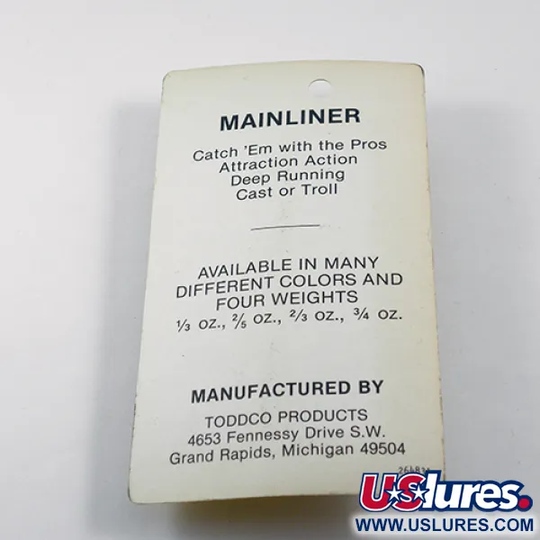 TODDCO Mainliner Lusikka, Glow, 11g, Syvänne, #1892