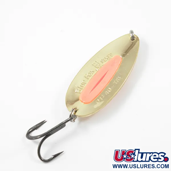 Blue Fox Pixee Lusikka, Kulta/Oranssi, 24g, Messinkirunko, #1905