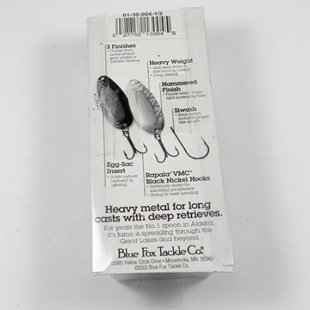 Blue Fox Pixee Lusikkauistin, Nikkeli / Vihreä, 14g, Vasaroitu, #1940