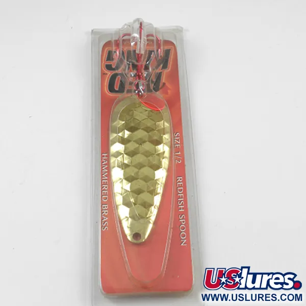 Worth Red King Spoon Lusikkauistin, Pakotettu messinki, 17g, Meri, #1941